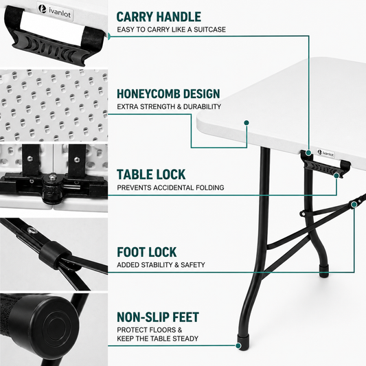 Multi-Purpose Folding Table