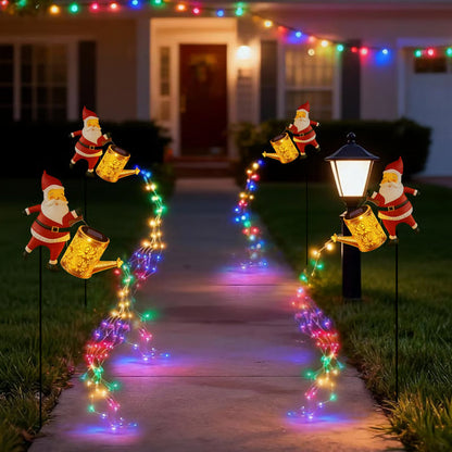 Lunoré® - Lumières de Arrosoir de Père Noël Solaires