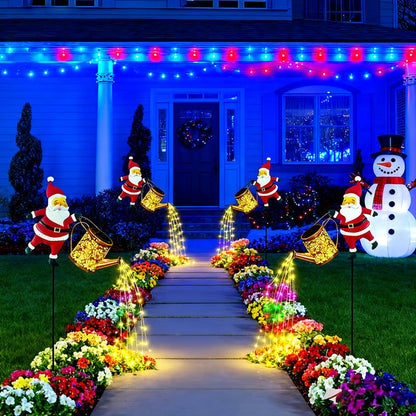 Lunoré® - Lumières de Arrosoir de Père Noël Solaires