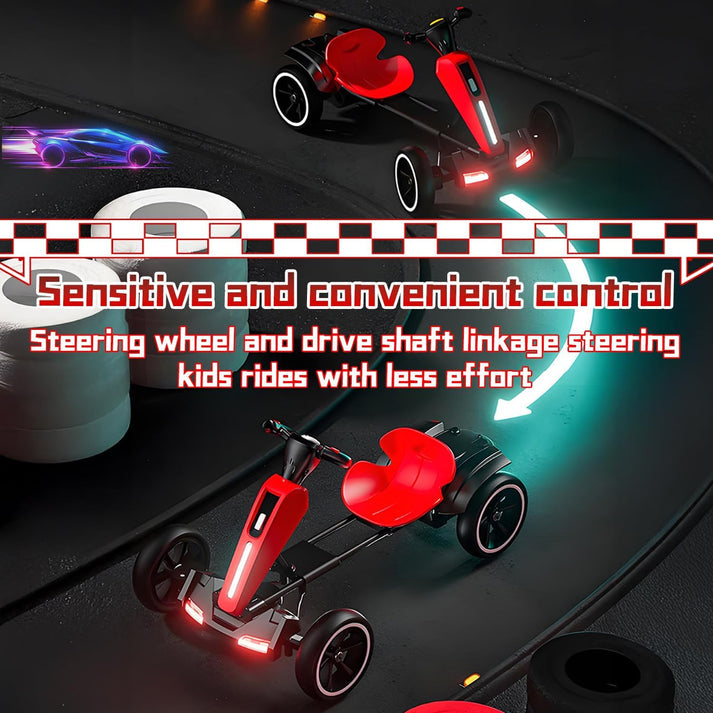 My Kart® - Go-Kart Électrique Pliable 6V pour Enfants