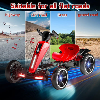 My Kart® - Go-Kart Électrique Pliable 6V pour Enfants