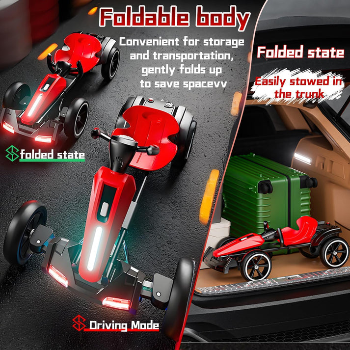 My Kart® - Go-Kart Électrique Pliable 6V pour Enfants