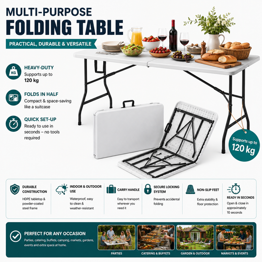 Multi-Purpose Folding Table