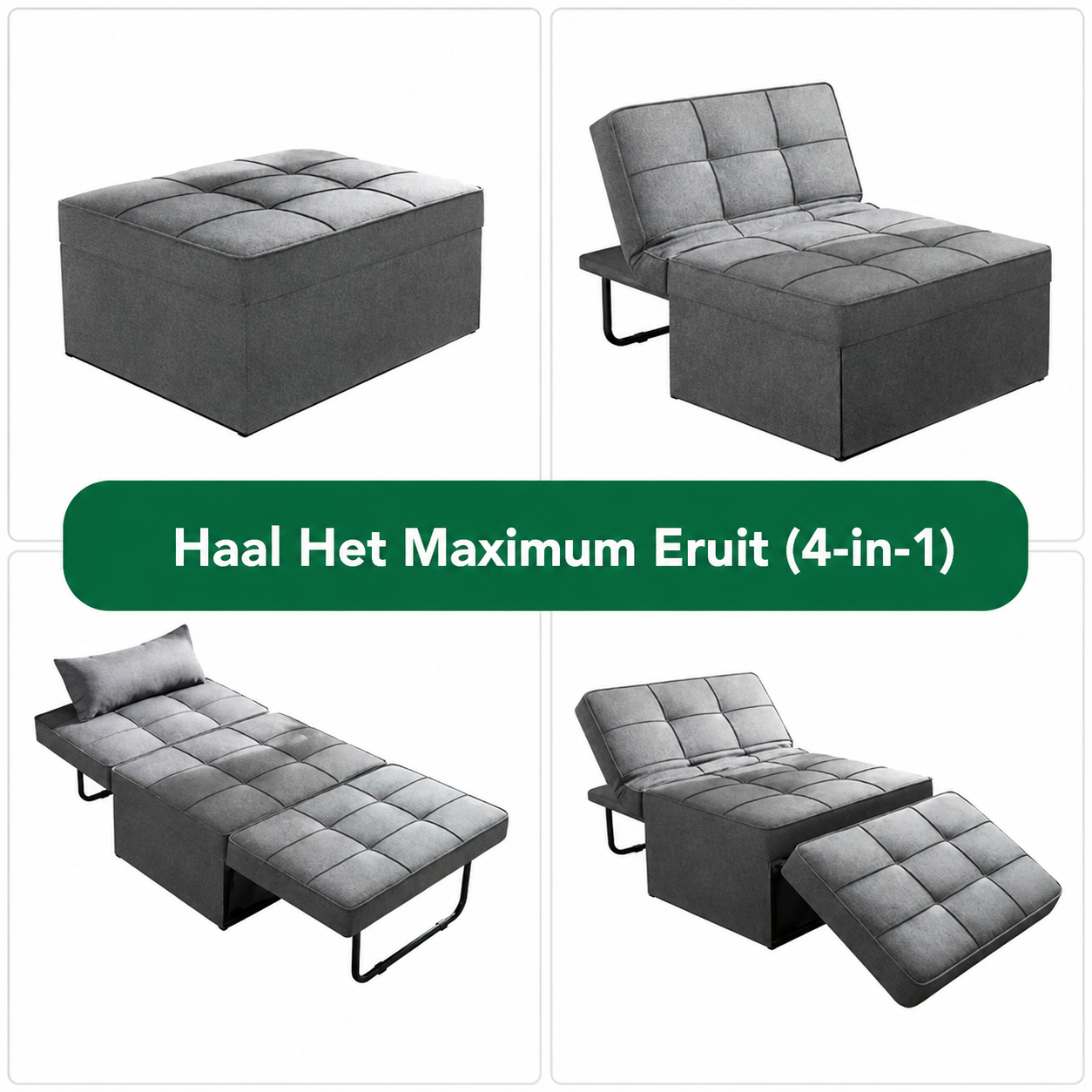 4-in-1 slaapbank