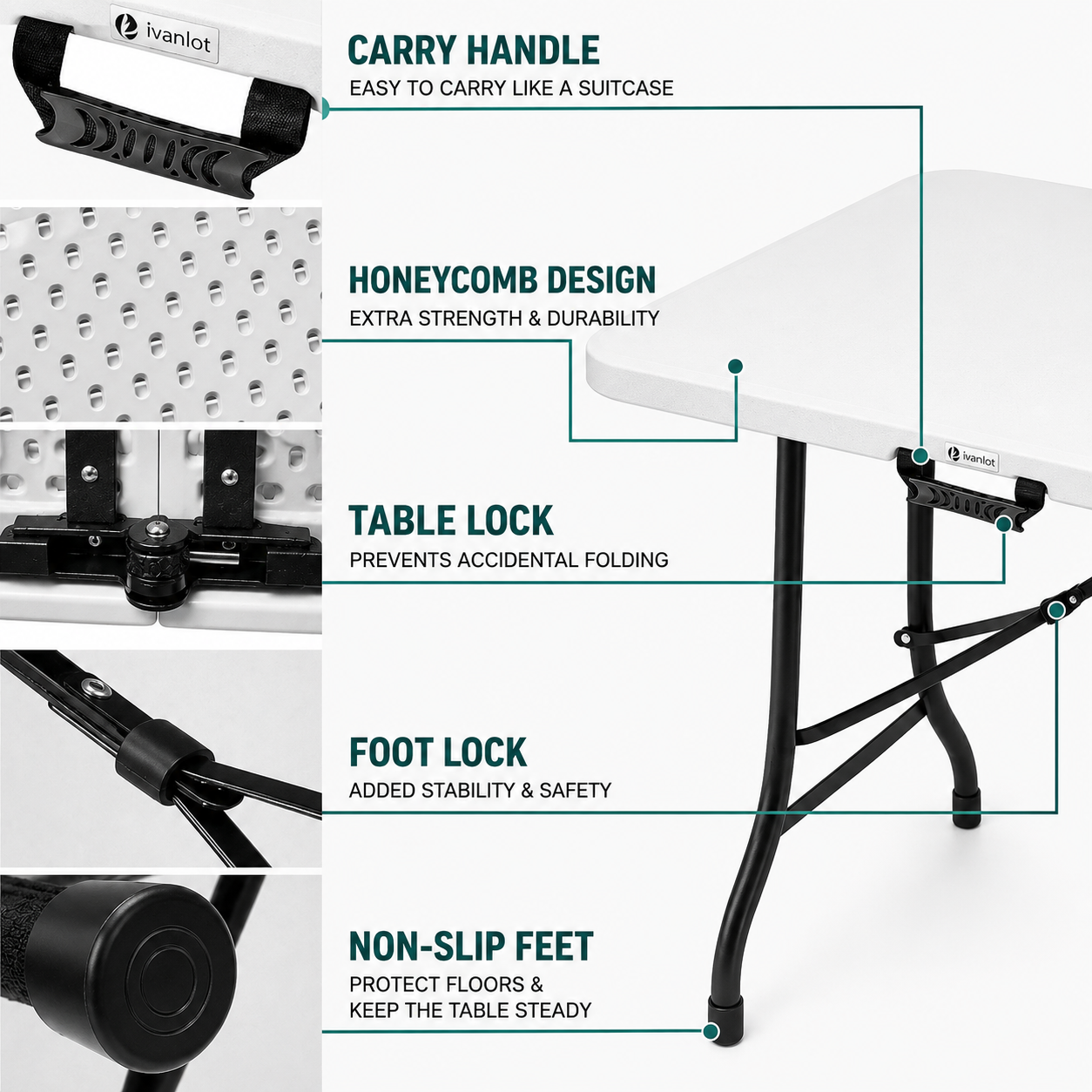 Multi-Purpose Folding Table