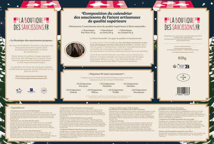 Calendrier de l'avent saucissons 2025