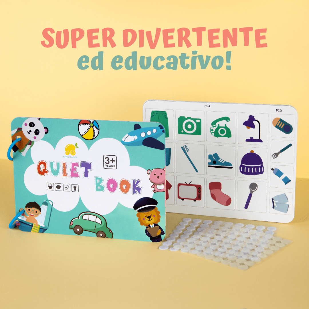 Quiet Book - Libro di apprendimento per bambini